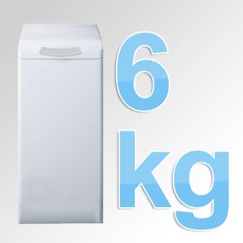 6 kg Toplader Waschmaschine