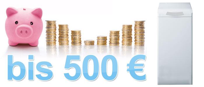 Toplader Waschmaschinen bis 500 €